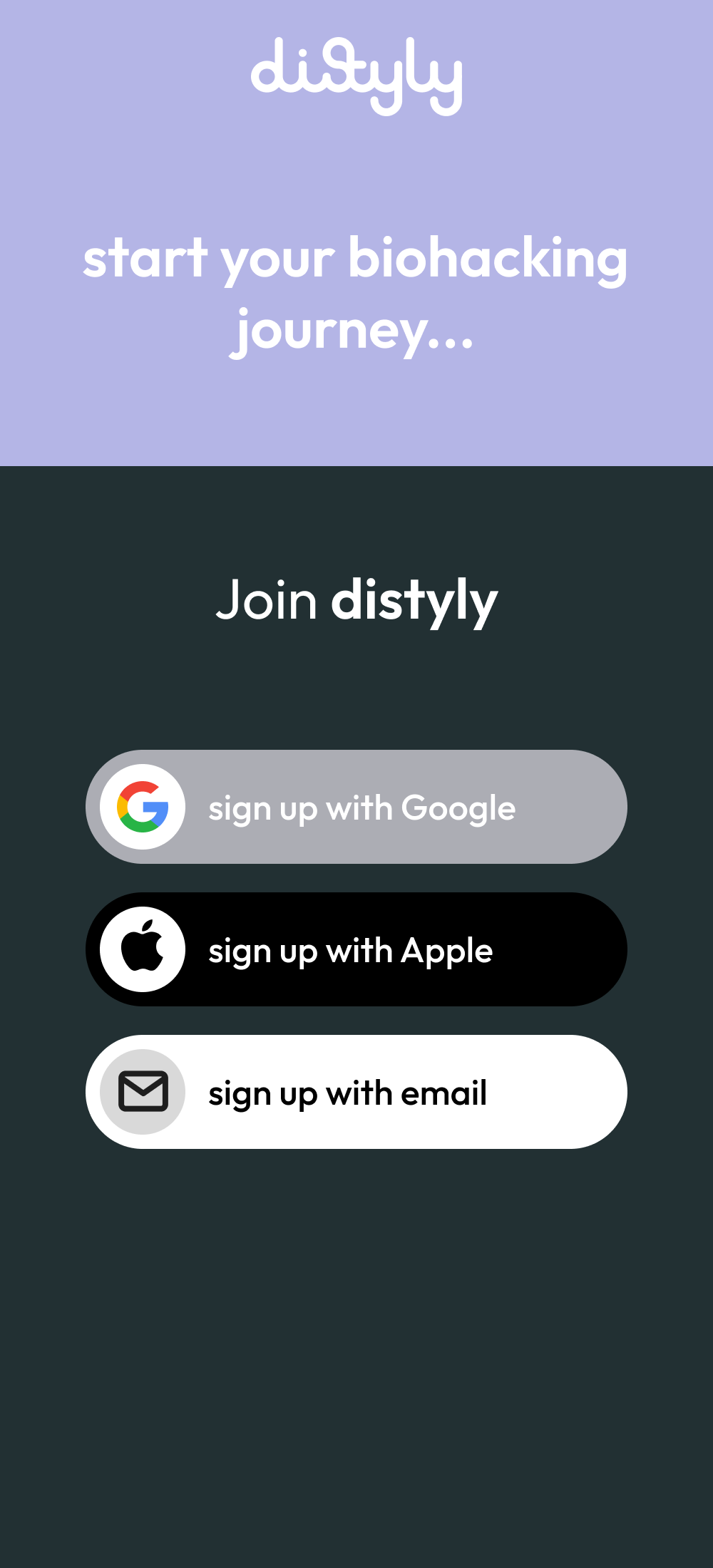 sign up